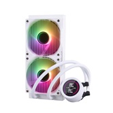 Система водяного охлаждения 1STPLAYER TS4 240 White / 2x120mm, ARGB, IPS display / TS4-240-WH