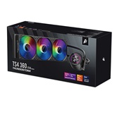Система водяного охлаждения 1STPLAYER TS4 360 Black / 3x120mm, ARGB, IPS display / TS4-360-BK