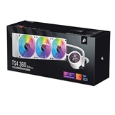 Система водяного охлаждения 1STPLAYER TS4 360 White / 3x120mm, ARGB, IPS display / TS4-360-WH