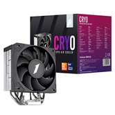 Кулер 1STPLAYER CRYO CY12 Black / 4HPx6mm, single tower, 1x120mm fan, 750-1900 RPM, 57.6 CFM, 38.2 dBA / CY12-BK