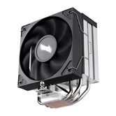 Кулер 1STPLAYER CRYO CY12 Black / 4HPx6mm, single tower, 1x120mm fan, 750-1900 RPM, 57.6 CFM, 38.2 dBA / CY12-BK