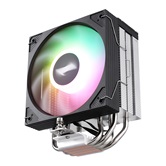 Кулер 1STPLAYER CRYO CY12L Black / 4HPx6mm, single tower, 1x120mm ARGB fan, 750-1900 RPM, 57.6 CFM, 38.2 dBA / CY12L-BK