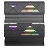 Кулер 1STPLAYER CRYO CY12L-D Black / 6HPx6mm, dual tower, 2x120mm ARGB fans, 750-1900 RPM, 57.6 CFM, 38.2 dBA / CY12L-D-BK