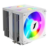 Кулер 1STPLAYER CRYO CY12L-D White / 6HPx6mm, dual tower, 2x120mm ARGB fans, 750-1900 RPM, 57.6 CFM, 38.2 dBA / CY12L-D-WH