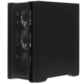 Корпус Powercase ByteFlow Micro Black LE, Tempered Glass, 4х 120mm ARGB PWM fans, чёрный, mATX  (CAMBFB-A4-LE)