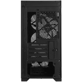 Корпус Powercase ByteFlow Micro Black LE, Tempered Glass, 4х 120mm ARGB PWM fans, чёрный, mATX  (CAMBFB-A4-LE)