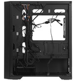 Корпус Powercase ByteFlow Micro Black LE, Tempered Glass, 4х 120mm ARGB PWM fans, чёрный, mATX  (CAMBFB-A4-LE)