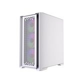 Корпус Powercase ByteFlow Micro White LE, Tempered Glass, 4х 120mm ARGB PWM fans, белый, mATX  (CAMBFW-A4-LE)