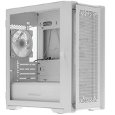 Корпус Powercase ByteFlow Micro White LE, Tempered Glass, 4х 120mm ARGB PWM fans, белый, mATX  (CAMBFW-A4-LE)