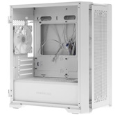 Корпус Powercase ByteFlow Micro White LE, Tempered Glass, 4х 120mm ARGB PWM fans, белый, mATX  (CAMBFW-A4-LE)