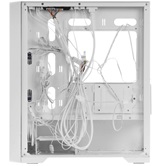 Корпус Powercase ByteFlow Micro White LE, Tempered Glass, 4х 120mm ARGB PWM fans, белый, mATX  (CAMBFW-A4-LE)