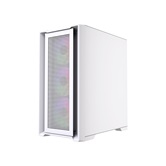 Корпус Powercase Alisio Micro X4W V2 LE, Tempered Glass, 4х 120mm ARGB PWM fans, белый, mATX  (CAMCXW-A4-LE)