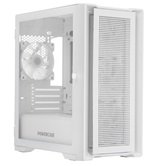 Корпус Powercase Alisio Micro X4W V2 LE, Tempered Glass, 4х 120mm ARGB PWM fans, белый, mATX  (CAMCXW-A4-LE)