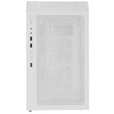Корпус Powercase Alisio Micro X4W V2 LE, Tempered Glass, 4х 120mm ARGB PWM fans, белый, mATX  (CAMCXW-A4-LE)