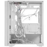 Корпус Powercase Alisio Micro X4W V2 LE, Tempered Glass, 4х 120mm ARGB PWM fans, белый, mATX  (CAMCXW-A4-LE)