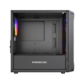 Корпус Powercase Mistral Micro A3B ARGB V2, Tempered Glass, 2x 140mm ARGB PWM+1x 120mm ARGB PWM, чёрный, mATX  (CMMAB-A3-V2)