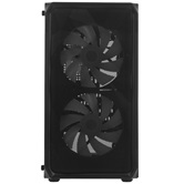 Корпус Powercase Mistral Micro A3B ARGB V2, Tempered Glass, 2x 140mm ARGB PWM+1x 120mm ARGB PWM, чёрный, mATX  (CMMAB-A3-V2)