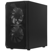 Корпус Powercase Mistral Micro A3B ARGB V2, Tempered Glass, 2x 140mm ARGB PWM+1x 120mm ARGB PWM, чёрный, mATX  (CMMAB-A3-V2)