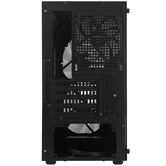 Корпус Powercase Mistral Micro A3B ARGB V2, Tempered Glass, 2x 140mm ARGB PWM+1x 120mm ARGB PWM, чёрный, mATX  (CMMAB-A3-V2)