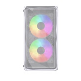 Корпус Powercase Mistral Micro A3W ARGB V2, Tempered Glass, 2x 140mm ARGB PWM+1x 120mm ARGB PWM, белый, mATX  (CMMAW-A3-V2)