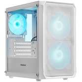 Корпус Powercase Mistral Micro A3W ARGB V2, Tempered Glass, 2x 140mm ARGB PWM+1x 120mm ARGB PWM, белый, mATX  (CMMAW-A3-V2)