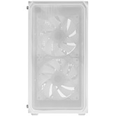 Корпус Powercase Mistral Micro A3W ARGB V2, Tempered Glass, 2x 140mm ARGB PWM+1x 120mm ARGB PWM, белый, mATX  (CMMAW-A3-V2)