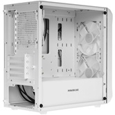 Корпус Powercase Mistral Micro A3W ARGB V2, Tempered Glass, 2x 140mm ARGB PWM+1x 120mm ARGB PWM, белый, mATX  (CMMAW-A3-V2)