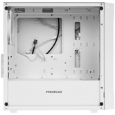 Корпус Powercase Mistral Micro A3W ARGB V2, Tempered Glass, 2x 140mm ARGB PWM+1x 120mm ARGB PWM, белый, mATX  (CMMAW-A3-V2)