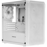 Корпус Powercase Mistral Micro A3W ARGB V2, Tempered Glass, 2x 140mm ARGB PWM+1x 120mm ARGB PWM, белый, mATX  (CMMAW-A3-V2)