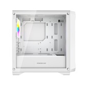 Корпус Powercase Mistral Micro A3W ARGB V2, Tempered Glass, 2x 140mm ARGB PWM+1x 120mm ARGB PWM, белый, mATX  (CMMAW-A3-V2)