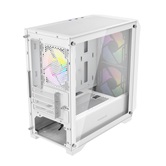 Корпус Powercase Mistral Micro A3W ARGB V2, Tempered Glass, 2x 140mm ARGB PWM+1x 120mm ARGB PWM, белый, mATX  (CMMAW-A3-V2)
