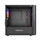 Корпус Powercase Mistral Micro D3B ARGB V2, Tempered Glass, 2x 140mm ARGB PWM+1x 120mm ARGB PWM, чёрный, mATX  (CMMDB-A3-V2)