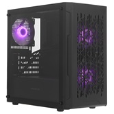 Корпус Powercase Mistral Micro D3B ARGB V2, Tempered Glass, 2x 140mm ARGB PWM+1x 120mm ARGB PWM, чёрный, mATX  (CMMDB-A3-V2)