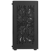 Корпус Powercase Mistral Micro D3B ARGB V2, Tempered Glass, 2x 140mm ARGB PWM+1x 120mm ARGB PWM, чёрный, mATX  (CMMDB-A3-V2)