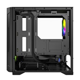Корпус Powercase Mistral Micro D3B ARGB V2, Tempered Glass, 2x 140mm ARGB PWM+1x 120mm ARGB PWM, чёрный, mATX  (CMMDB-A3-V2)