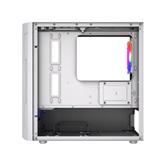 Корпус Powercase Mistral Micro D3W ARGB V2, Tempered Glass, 2x 140mm ARGB PWM+1x 120mm ARGB PWM, белый, mATX  (CMMDW-A3-V2)