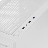 Корпус Powercase Mistral Micro D3W ARGB V2, Tempered Glass, 2x 140mm ARGB PWM+1x 120mm ARGB PWM, белый, mATX  (CMMDW-A3-V2)