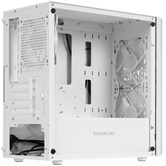 Корпус Powercase Mistral Micro D3W ARGB V2, Tempered Glass, 2x 140mm ARGB PWM+1x 120mm ARGB PWM, белый, mATX  (CMMDW-A3-V2)