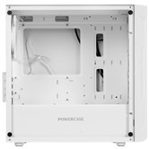 Корпус Powercase Mistral Micro D3W ARGB V2, Tempered Glass, 2x 140mm ARGB PWM+1x 120mm ARGB PWM, белый, mATX  (CMMDW-A3-V2)