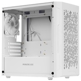 Корпус Powercase Mistral Micro D3W ARGB V2, Tempered Glass, 2x 140mm ARGB PWM+1x 120mm ARGB PWM, белый, mATX  (CMMDW-A3-V2)