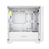 Корпус Powercase Mistral Micro D3W ARGB V2, Tempered Glass, 2x 140mm ARGB PWM+1x 120mm ARGB PWM, белый, mATX  (CMMDW-A3-V2)