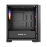 Корпус Powercase Alisio Micro Z3B ARGB V2, Tempered Glass, 3x 120mm ARGB fan, чёрный, mATX  (CAMZB-A3-V2)