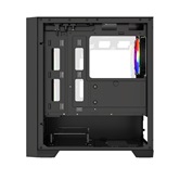 Корпус Powercase Alisio Micro Z3B ARGB V2, Tempered Glass, 3x 120mm ARGB fan, чёрный, mATX  (CAMZB-A3-V2)