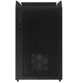 Корпус Powercase Alisio Micro Z3B ARGB V2, Tempered Glass, 3x 120mm ARGB fan, чёрный, mATX  (CAMZB-A3-V2)