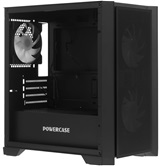 Корпус Powercase Alisio Micro Z3B ARGB V2, Tempered Glass, 3x 120mm ARGB fan, чёрный, mATX  (CAMZB-A3-V2)