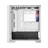 Корпус Powercase Alisio Micro Z3W ARGB V2, Tempered Glass, 3x 120mm ARGB fan, белый, mATX  (CAMZW-A3-V2)