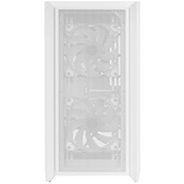 Корпус Powercase Alisio Micro Z3W ARGB V2, Tempered Glass, 3x 120mm ARGB fan, белый, mATX  (CAMZW-A3-V2)