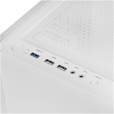 Корпус Powercase Alisio Micro Z3W ARGB V2, Tempered Glass, 3x 120mm ARGB fan, белый, mATX  (CAMZW-A3-V2)