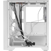 Корпус Powercase Alisio Micro Z3W ARGB V2, Tempered Glass, 3x 120mm ARGB fan, белый, mATX  (CAMZW-A3-V2)