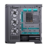 Корпус JONSBO D400 Black, TG (aquarium), mini-ITX, mATX, ATX, черный